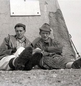 Fabio Baroncini e Angelo Scola nel 1962